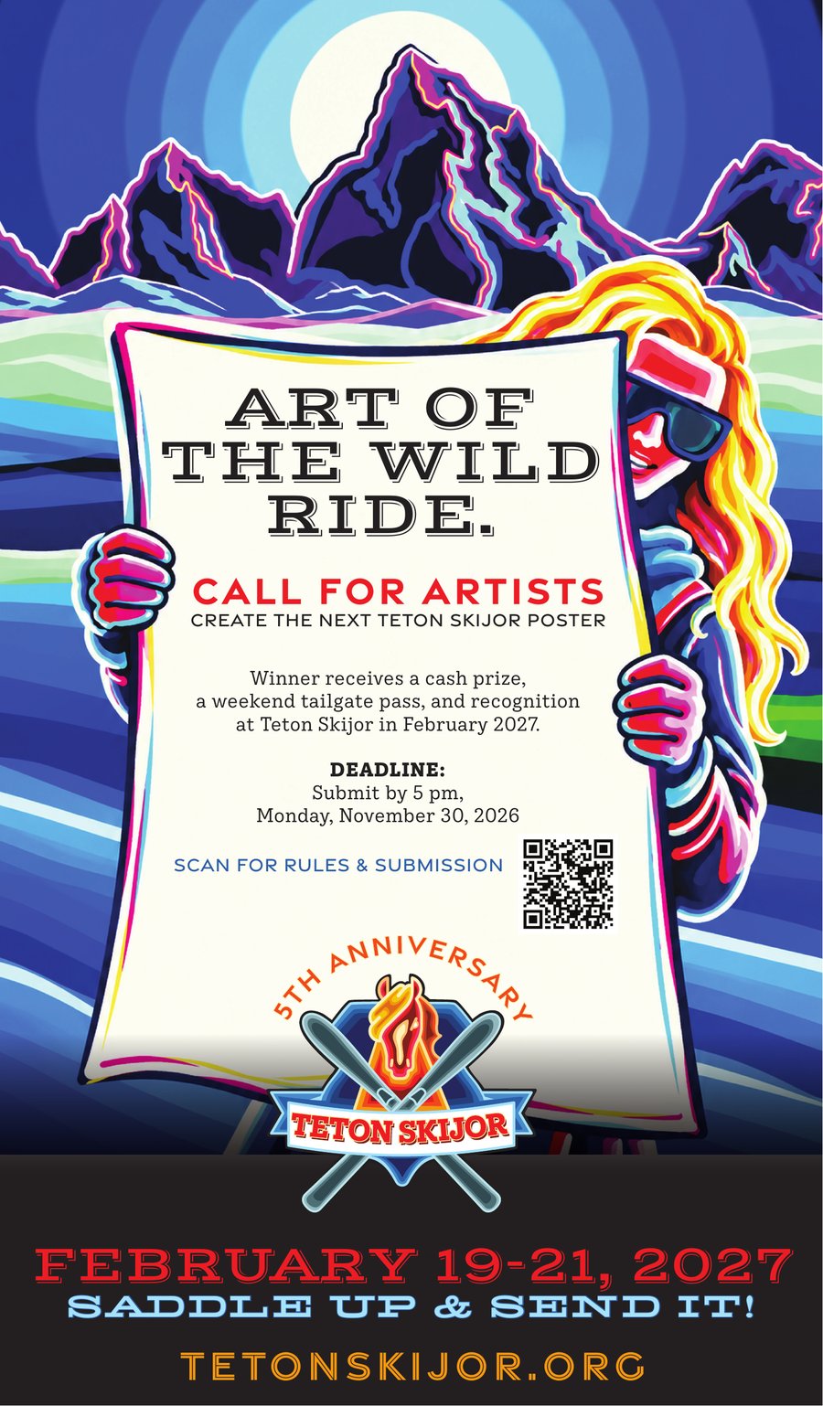 Art of the Wild Ride: Call for Artists poster